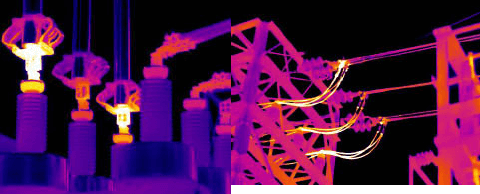 Thermal Image of Substation